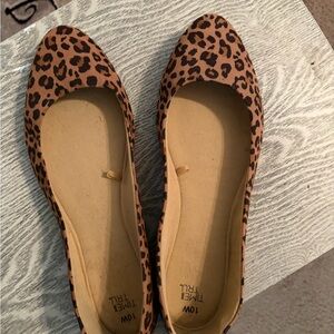 Time and Tru Leopard Print Flats